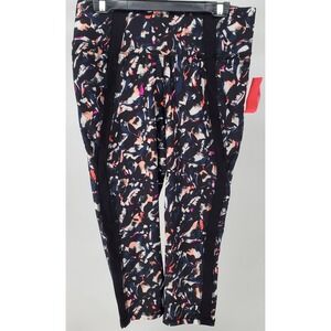 LIVI Capri Power Legging With Moisture Wicking‎ Multicolor Womens 14/16 New